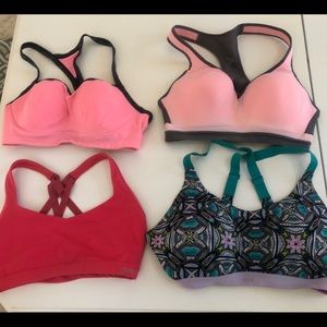 3 Victoria’s Secret Sports Bras-  1 Lorena Jane
